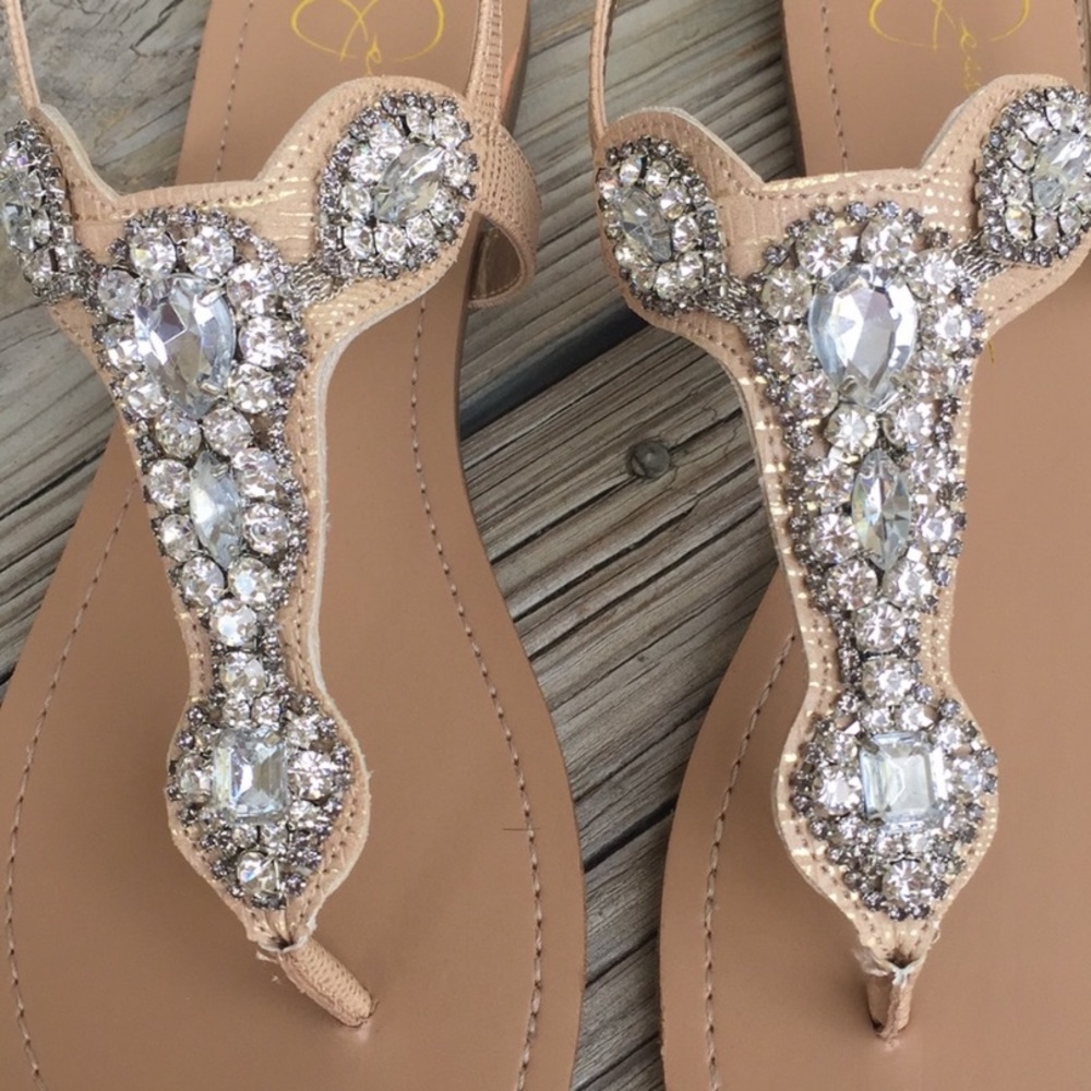 Jessica Simpson Jeweled Sandal NEW CONDITION